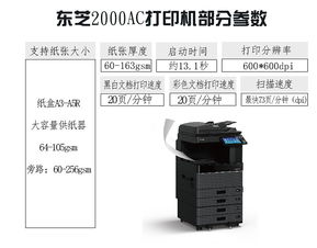 東芝2505ac彩色數碼復印機 高效辦公的全能解決方案